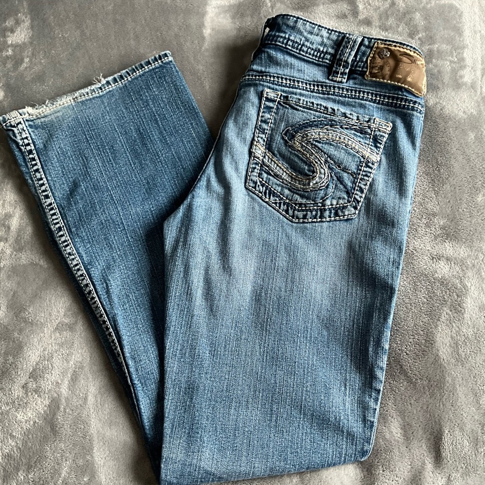 Silver Aiko Bootcut Jeans